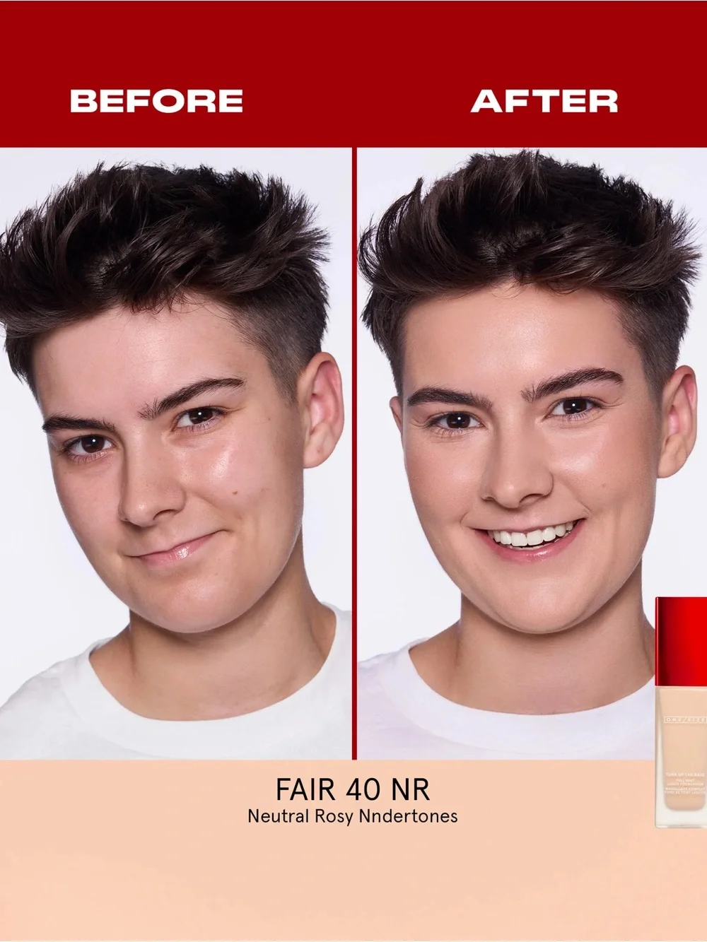 ONE/SIZE BY PATRICK STARRR TURN UP THE BASE FULL BEAT LIQUID FOUNDATION;—FAIR 40